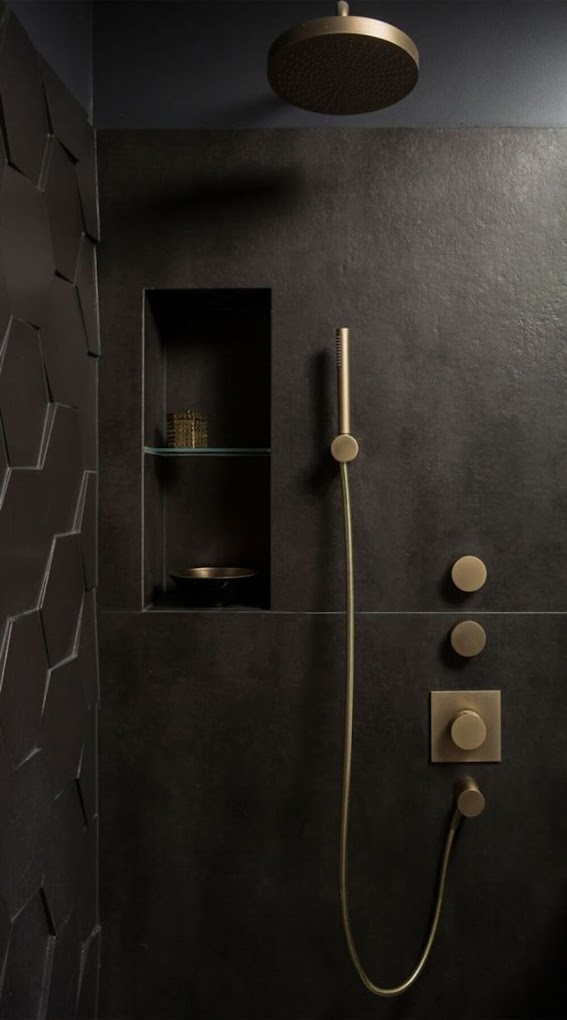 Vancouver black shower Design 