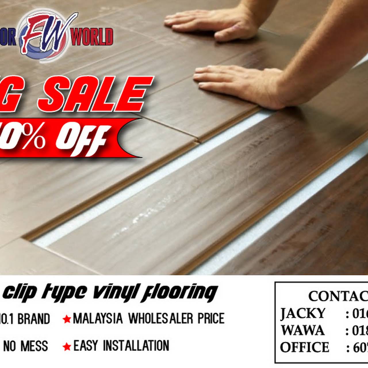 Floor World Vinyl Flooring Wood And Laminate Flooring Supplier In Taman Mount Austin