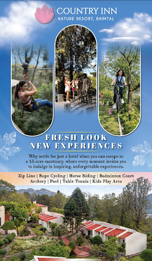 Country inn Nature Resort Bhimtal, Contact us for best deals @Aashirwad Tours and Travels-7827650270 post image
