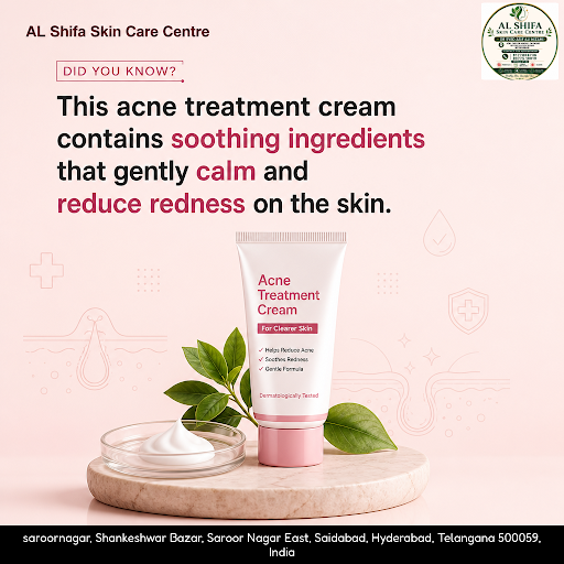 Experience expert care at AL Shifa Skin Care Centre with our acne treatment cream. Trust our skin… post image