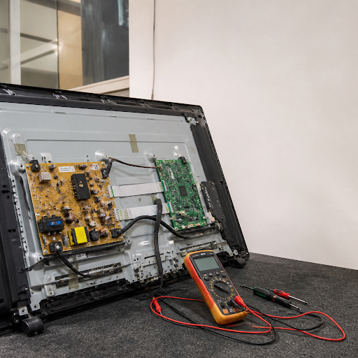 Is your TV showing lines, no picture, or no sound just when you need it most? Tariq Electronics R… post image