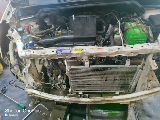 Maruti Ritz 2012 model complete suspenion, Shocker and Headlight changed with genuine maruti spare