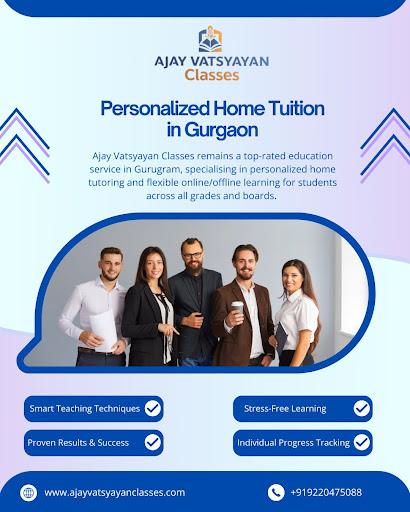 Ajay Vatsyayan Classes is still one of the best home tuition services in Gurgaon. It helps studen… post image