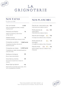 Menu Complices Page 3