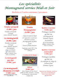 Menu La Bonne Adresse Page 1
