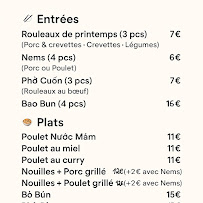 Menu cuisine vietnamienne Dax A EMPORTER Page 1