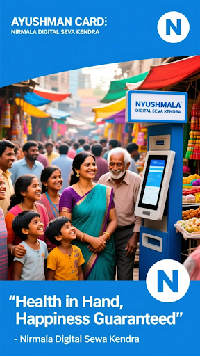 Unlock Ayushman Card benefits today! Cyber cafe near me, get instant Ayushman Card registration a… post image