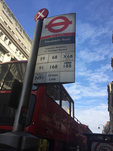Southampton Row / Theobald's Road (Stop X) - Thumbnail