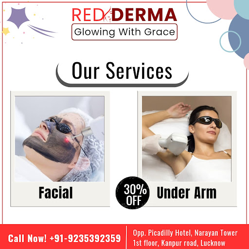 Hollywood facial and Under Arm treatment at RED DERMA CLINIC skin and hair care  post image