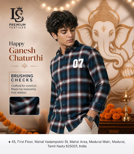 LS Premium Textiles offers premium brushing checks shirts for bangalore shirt wholesale, perfect… post image
