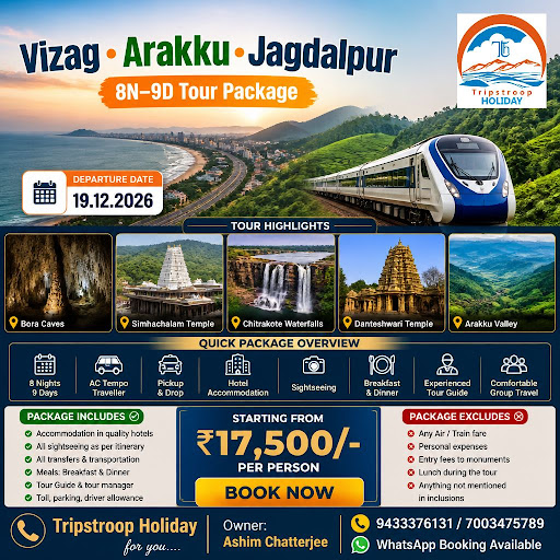 Vizag Arakku Jagdalpur Tour