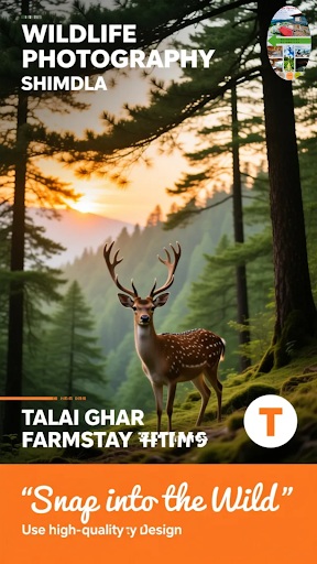 Experience the thrill of wildlife photography at Talai Ghar Farmstay Shimla, where nature's splen… post image