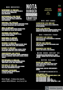 Menu Nota Burger Page 1