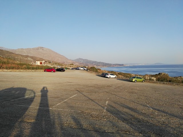 Parking De La Plage De Preveli