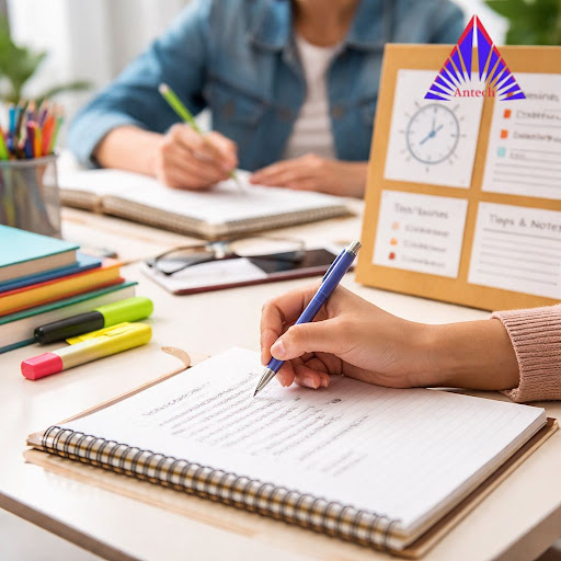 Struggling to finish answers on time or express ideas clearly in exams? Antech Coaching Institute… post image