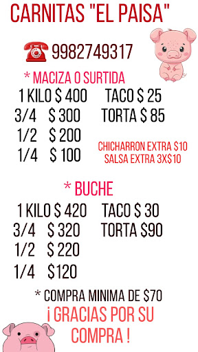 Carnitas ""El Paisa""