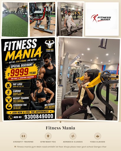 Discover expert yoga classes at Fitness Mania, your local fitness gym. Conveniently located as a…