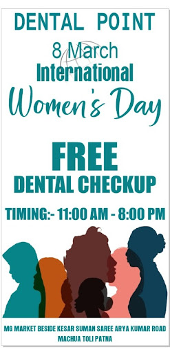 Women's day free dental checkup camp post image