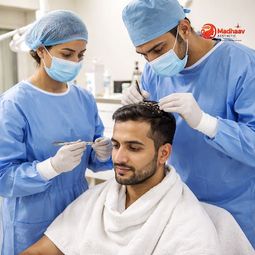 Thinking about a hair transplant but worried about the cost? At Madhaav Aaesthetic and Cure Vibe… post image