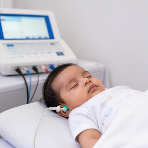 Otoacoustic Emission (OAE) testing is a quick, painless way to check inner ear function, especial… post image