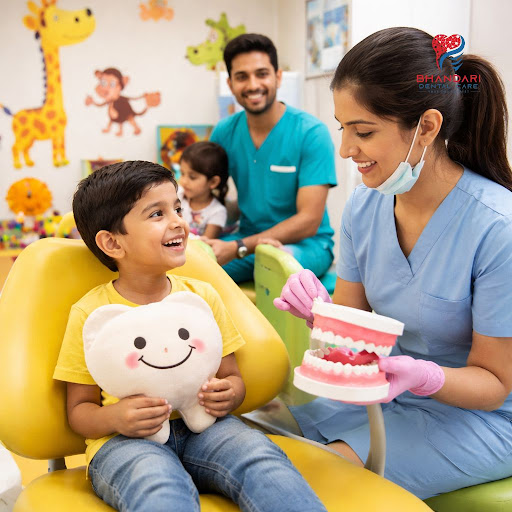 At Bhandari Dental Care in Sarkanda, Bilaspur, we know a child’s first visit to a dentist near me… post image