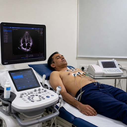 Take proactive care of your heart with our Echo and ECG cardiac package at PEARL DIAGNOSTIC CENTR… post image
