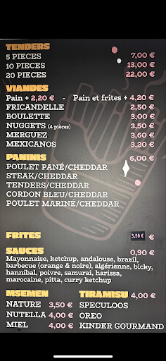 T’As La Dalle | Snack et Friterie | Sur place, à emporter et livraison