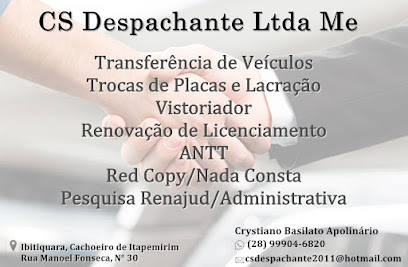 CS DESPACHANTE LTDA ME - Crystiano Basilato Apolinário - Cachoeiro de Itapemirim