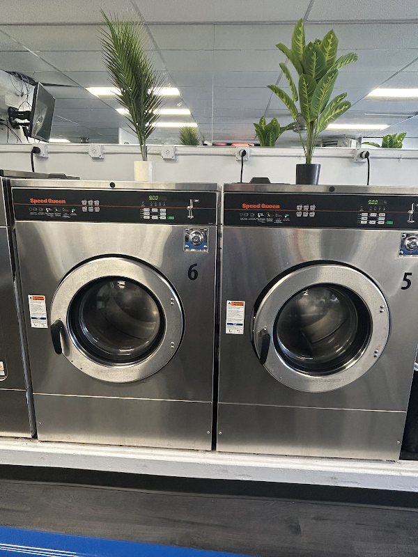 Clean laundry equipment at Supreme Wash in Bridgeport, CT