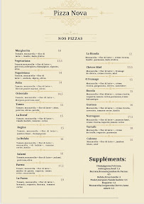 Menu Pizza Nova Bezons Page 1
