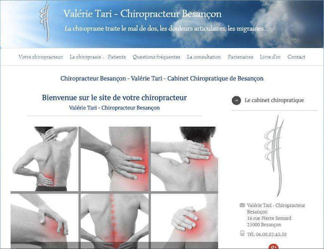 Heures d'ouverture de Chiropracteur Besançon Valerie Tari