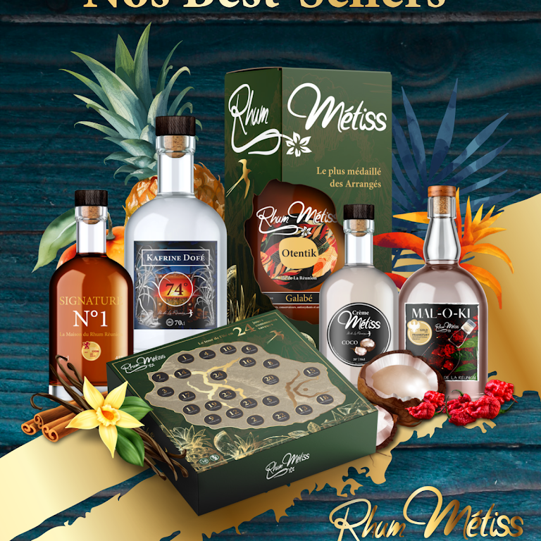 Rhum Arrangé Vanille Bourbon – Rhum Métiss – Galerie des Papilles