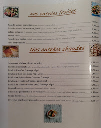 Menu La Rose des Sables a Maintenon Page 4