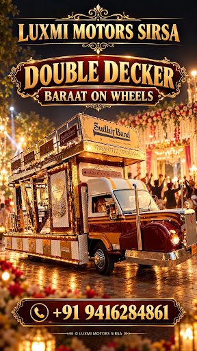 Planning a groom entry that everyone remembers? LUXMI MOTORS in Sirsa brings creative Baraat on W… post image
