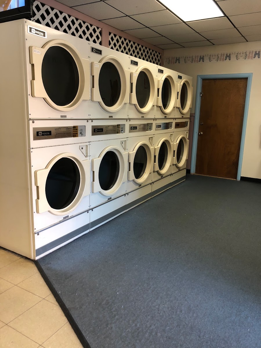 Clean laundry equipment at Clothes Basket Coin Op in Worcester, MA
