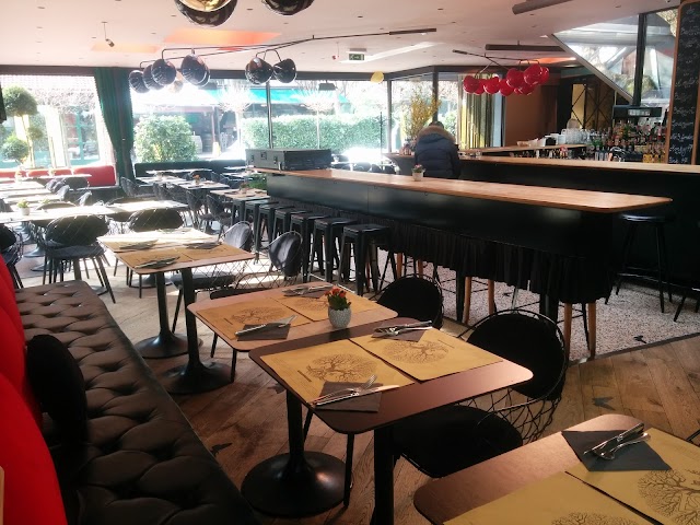 Place around image
