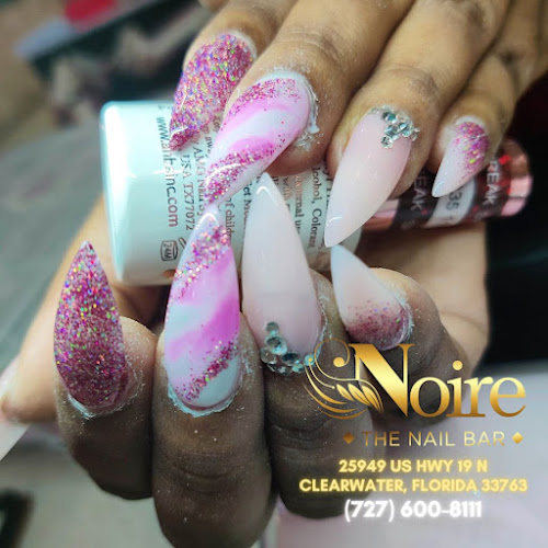 Noire The Nail Bar Clearwater interior view