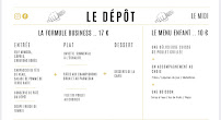 Menu Le Dépôt Page 9