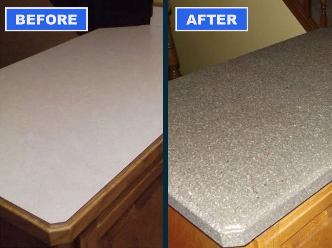 Completed surface repair