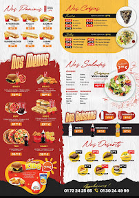 Menu Pizza tacos kebab burger *gare de Viroflay * Page 1