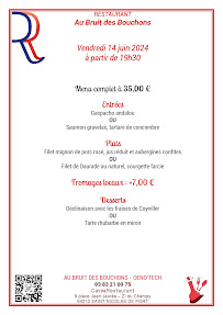 Menu Restaurant Au bruit des bouchons Page 3