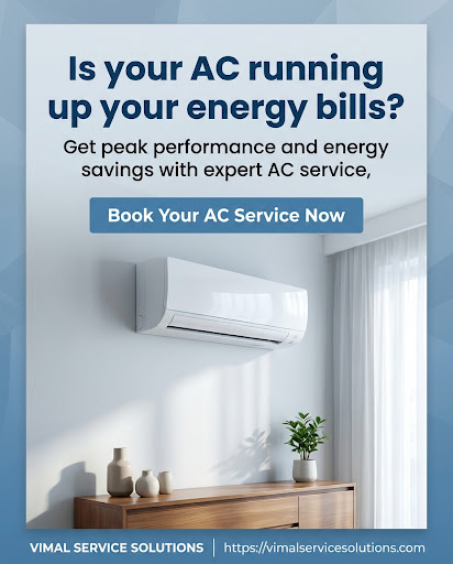 ❄️ Need urgent AC repair in Ahmedabad? Vimal Service Solutions offers reliable, same-day AC repai… post image