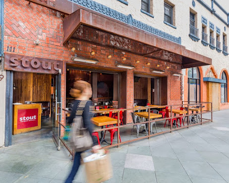 Stout Burgers and Beers by null
