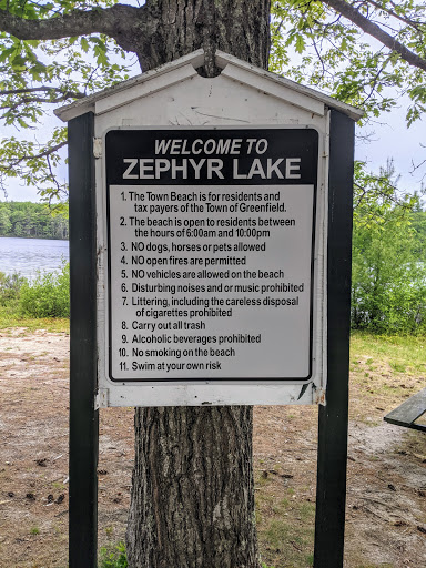 Zephyr Lake Beach Logo