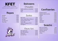 Menu Kfet Polytech Dijon Page 1