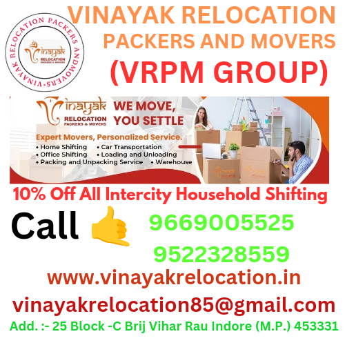 Get 10% OFF On Every Shifting 🏠 📦 Simplify Your Move with Vinayak Relocation Packers and Movers –…