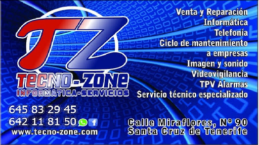 Tecno Zone informática - Visual