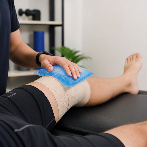 Acute soft tissue injury like ankle sprain, muscle pull or ligament strain? Early care with cryot… post image