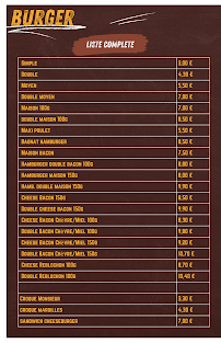 Menu New's Frites Page 1