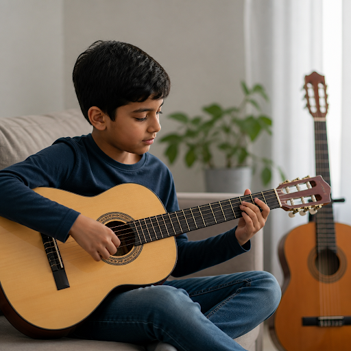 At Velvet Singing and Guitar Academy in Sector Alpha II, Greater Noida, we believe early music tr… post image